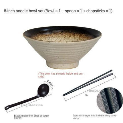 Japanese Cuisine Serving: Elegant Ceramic Bamboo Hat Style Bowls Set