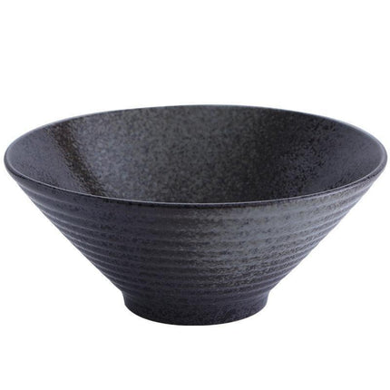 Japanese Cuisine Serving: Elegant Ceramic Bamboo Hat Style Bowls Set