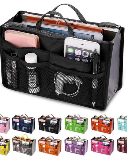 Sleek and Stylish Makeup Organizer with Multiple Compartments for Effortless Beauty Storage