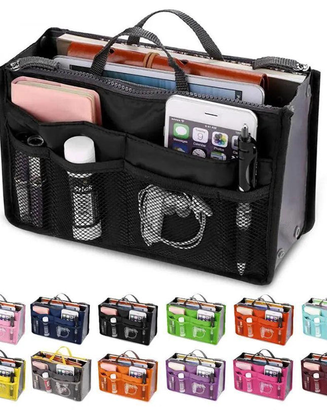 Sleek and Stylish Makeup Organizer with Multiple Compartments for Effortless Beauty Storage