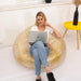 Kids Inflatable Transparent Sequined Sofa - Versatile Outdoor & Bedroom Chair