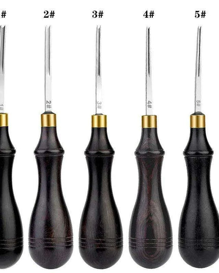 Precision Edge Beveling Tool Set for Leather Craft - Ergonomic Design for Flawless Finishing