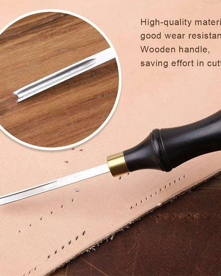 Precision Edge Beveling Tool Set for Leather Craft - Ergonomic Design for Flawless Finishing