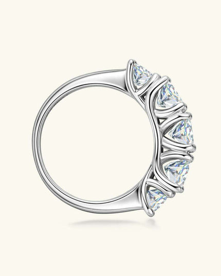 Timeless Brilliance: Lab-Created Diamond Sterling Silver Eternity Ring Collection