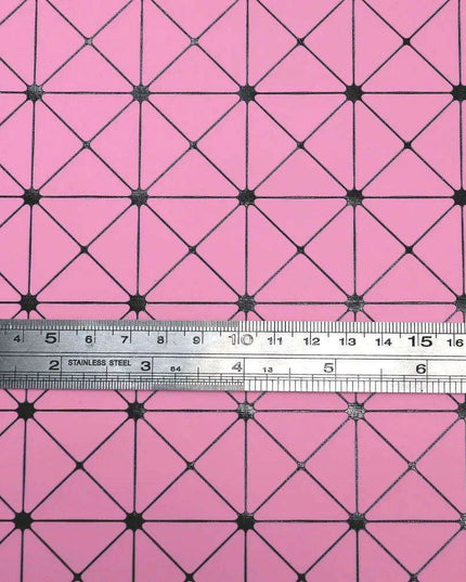 Glittering Pink Faux Leather Crafting Set for DIY Earrings and Hair Accessories