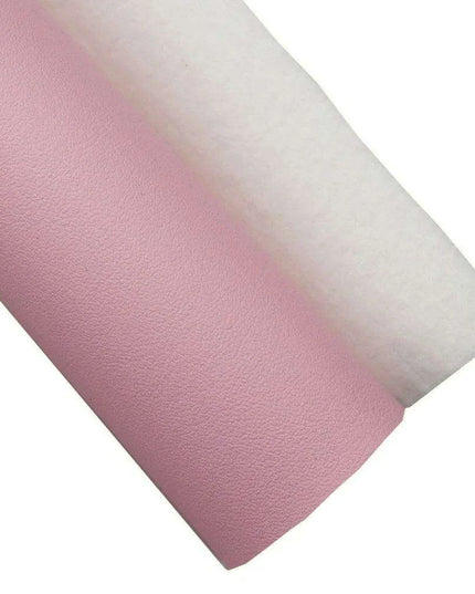 Glittering Pink Faux Leather Crafting Set for DIY Earrings and Hair Accessories