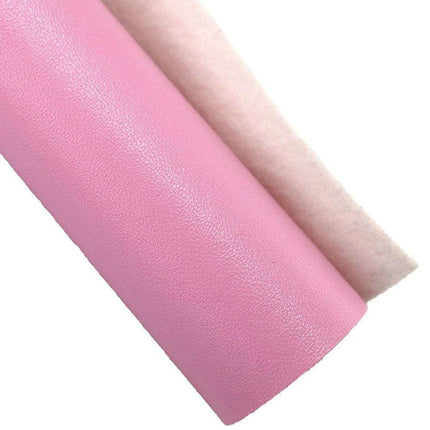 Glittering Pink Faux Leather Crafting Set for DIY Earrings and Hair Accessories