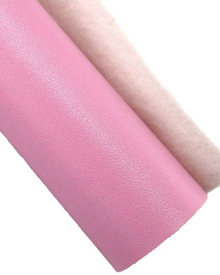Glittering Pink Faux Leather Crafting Set for DIY Earrings and Hair Accessories