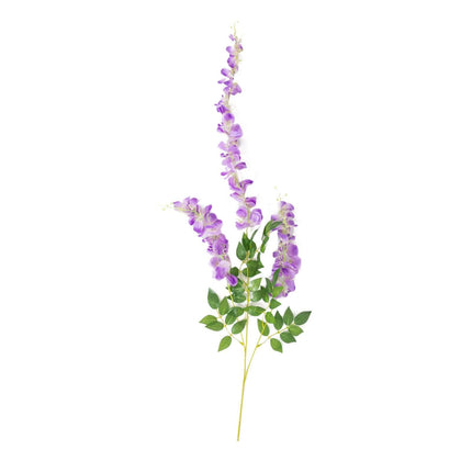 AliKopy 5 Pack 44" Purple Silk Wisteria Flower Garlands - Realistic De