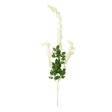 AliKopy 5 Pack 44" Cream Silk Wisteria Garland Vines - Realistic & Lus