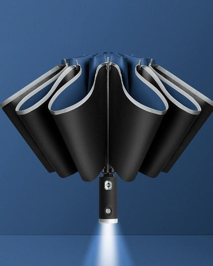 Smart LED Reverse Umbrella - Premium Executive