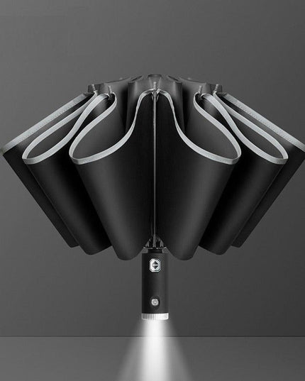 Smart LED Reverse Umbrella - Premium Executive