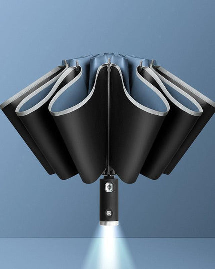 Smart LED Reverse Umbrella - Premium Executive