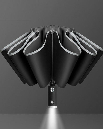 Smart LED Reverse Umbrella - Premium Executive