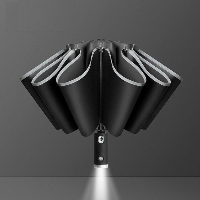 Smart LED Reverse Umbrella - Premium Executive