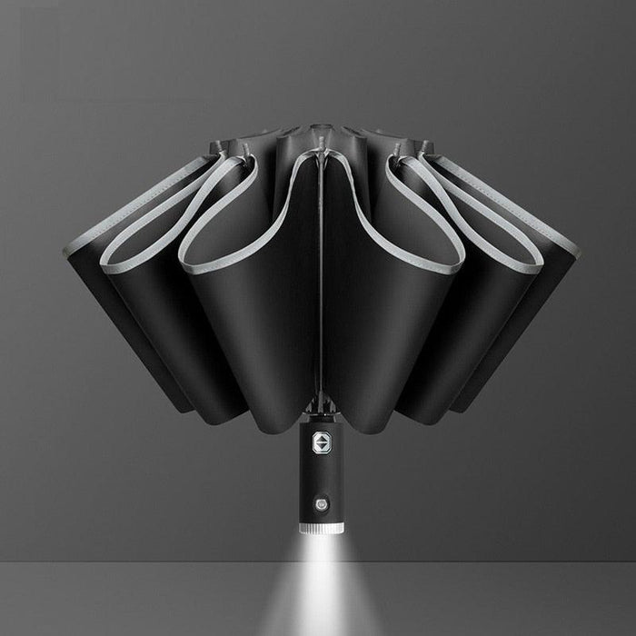 Automatic LED Reverse Umbrella - Business Edition