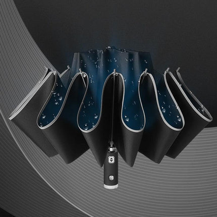 Smart LED Reverse Umbrella - Premium Executive