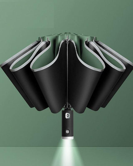 Smart LED Reverse Umbrella - Premium Executive