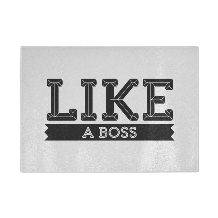 Like a boss hygienic tempered glass cutting board - Très Elite