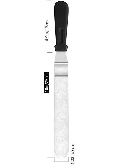 Professional Culinary Stainless Steel Spatula Set for Baking Perfection