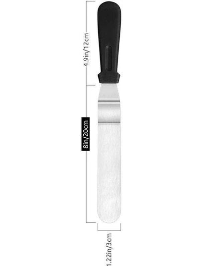 Professional Culinary Stainless Steel Spatula Set for Baking Perfection