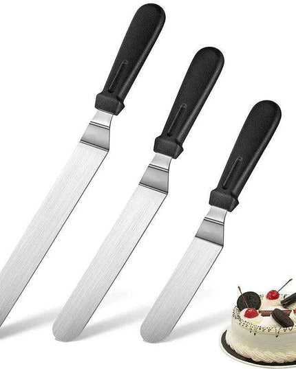Professional Culinary Stainless Steel Spatula Set for Baking Perfection