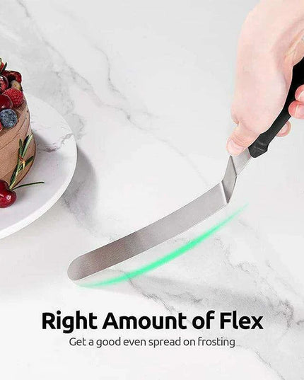 Professional Culinary Stainless Steel Spatula Set for Baking Perfection