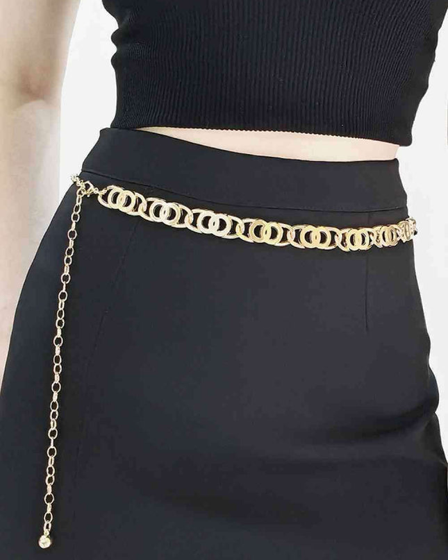 Premium Alloy Lobster Clasp Fashion Belt for Effortless Style