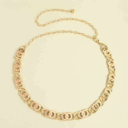 Premium Alloy Lobster Clasp Fashion Belt for Effortless Style