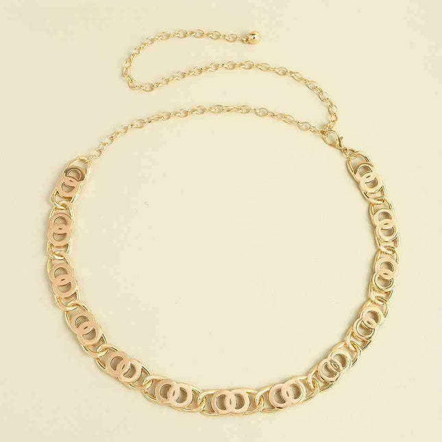 Premium Alloy Lobster Clasp Fashion Belt for Effortless Style