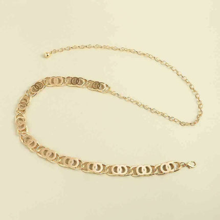 Premium Alloy Lobster Clasp Fashion Belt for Effortless Style