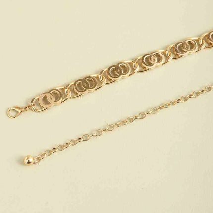 Premium Alloy Lobster Clasp Fashion Belt for Effortless Style