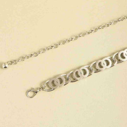 Premium Alloy Lobster Clasp Fashion Belt for Effortless Style