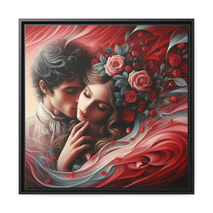 Elegant Duo - Premium Valentine Matte Canvas Art Kit
