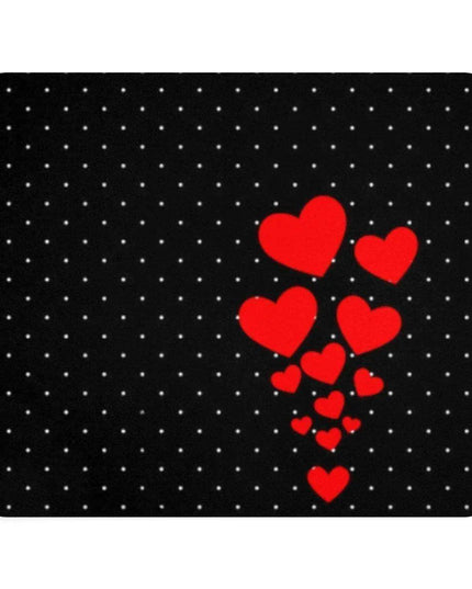 Delightful Hearts & Dots Mouse Pad: The Perfect Blend of Style and Functionality