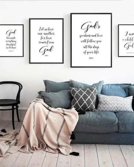 Faith-Inspired Scripture Wall Art for a Uplifting Home Transformation