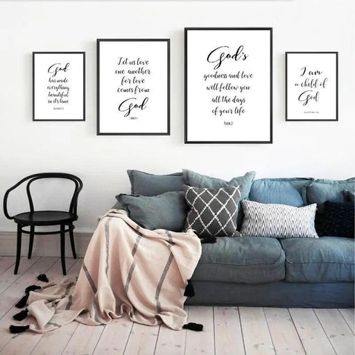 Faithful Bible Verse Wall Art Print for Inspiring Home Decor