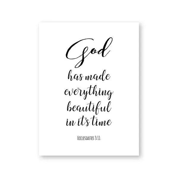 Faithful Scripture Wall Art Print for Elevating Home Vibes