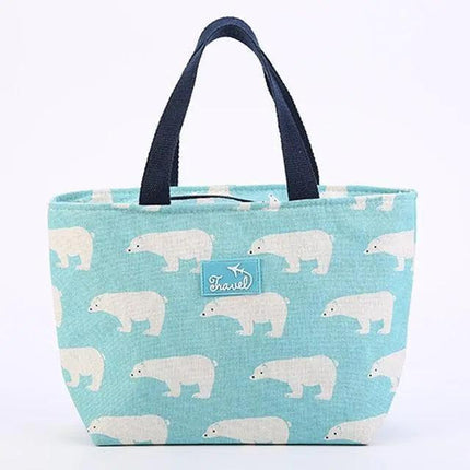 Charming Flamingo Insulated Lunch Tote - Stylish Mealtime Companion