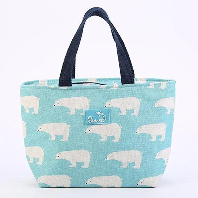 Charming Flamingo Insulated Lunch Tote - Stylish Mealtime Companion