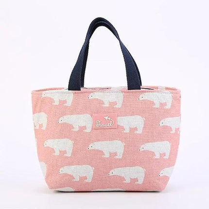 Charming Flamingo Insulated Lunch Tote - Stylish Mealtime Companion