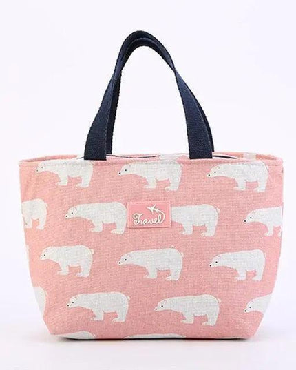 Charming Flamingo Insulated Lunch Tote - Stylish Mealtime Companion