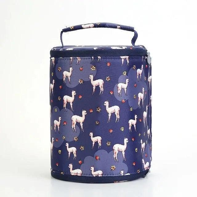 Charming Flamingo Insulated Lunch Tote - Stylish Mealtime Companion