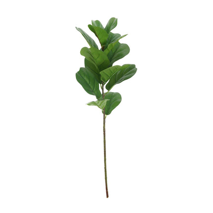 AliKopy 25" Green Artificial Fiddle Leaf Branches - Set of 2, Realisti