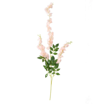AliKopy 5 Pack 44" Silk Hanging Wisteria Garland Vines - Blush, Realis