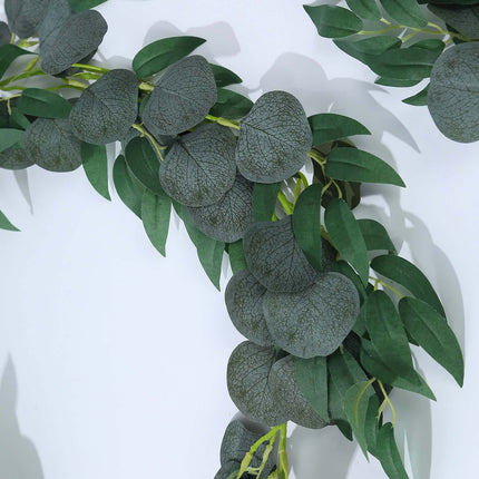 AliKopy 20 LED Eucalyptus Leaf Fairy String Lights - Battery Operated,