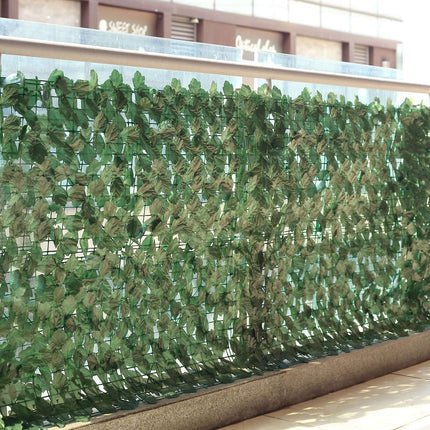 AliKopy 12 Pack Dark Green Ivy Hedge Privacy Screen, 32 Sq. ft. Decor