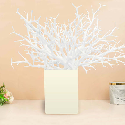 AliKopy 10-Pack White Artificial Manzanita Branches - 14" for Centerpi