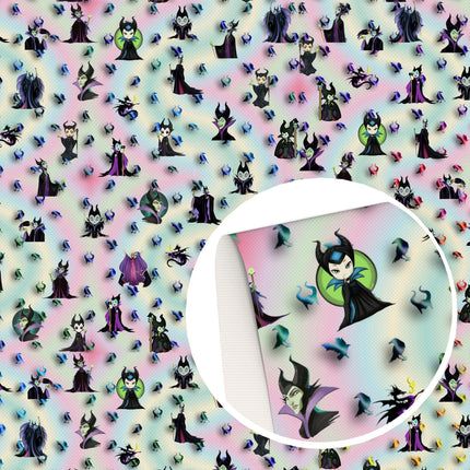 Villains' Elegance: Exquisite Faux Leather Crafting Sheets