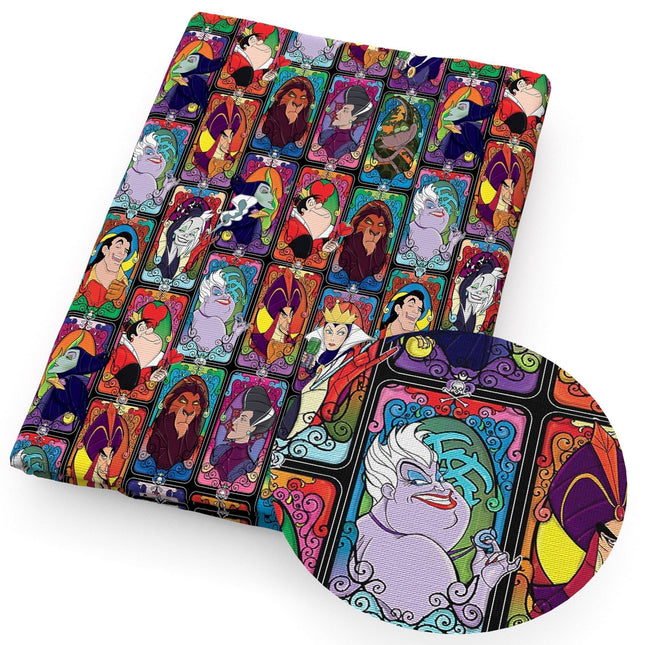 Villains' Elegance: Exquisite Faux Leather Crafting Sheets